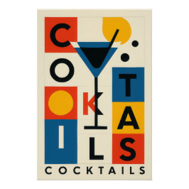 Cocktails-Plakat Poster
