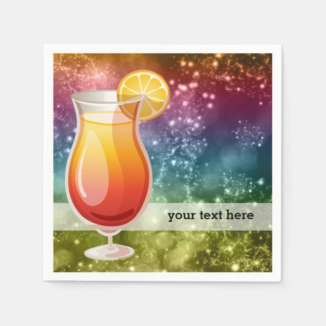 Cocktails Serviette (Vorderseite)