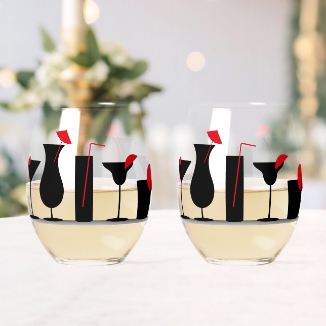 Cocktails Stemless Weinbrille Weinglas Ohne Stiel (Insitu (Hochzeit))
