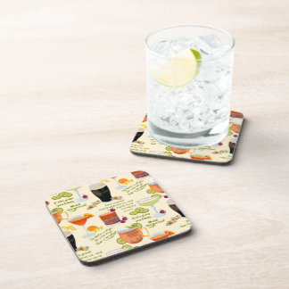 Cocktails und Gespräche Getränkeuntersetzer