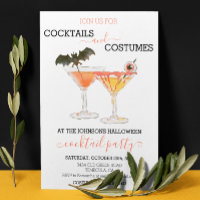 Cocktails und Kostüme Halloween-Party Getränke