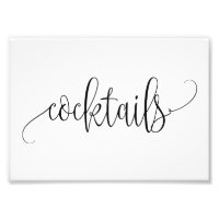 Cocktails Unterschreiben Wählen Sie Ihre Größe Sch