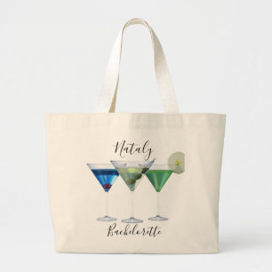Cocktails vom Junggeselinnen-Abschied Jumbo Stoffbeutel