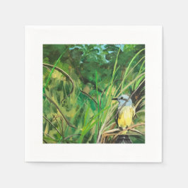 Cocktailserviette mit Vogel Serviette