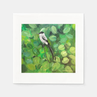 Cocktailserviette mit Vogel Serviette