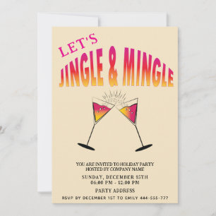 Cocktailurlaub mit Jingle und Mingle Einladung