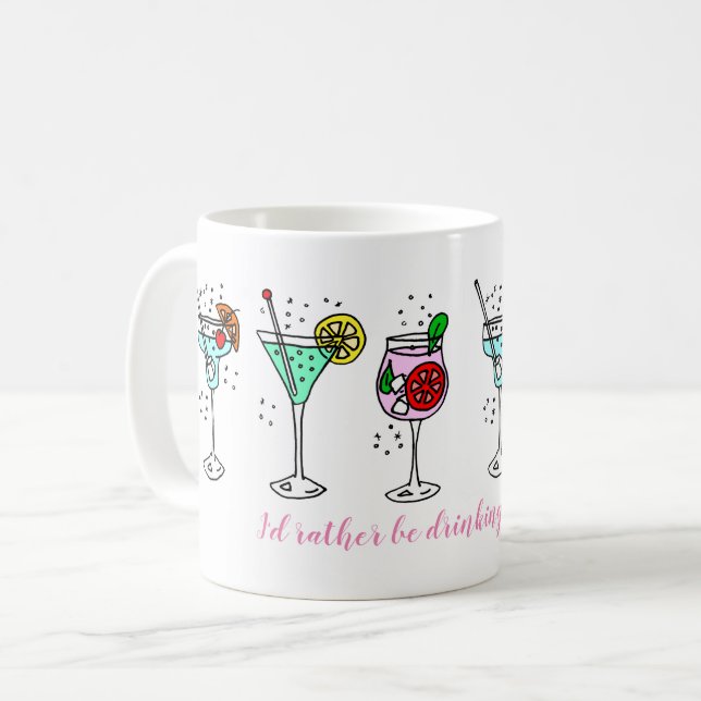 Cocktailzeit Kaffeetasse (Vorderseite Links)