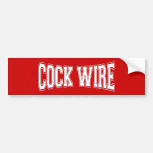 COCKWIRE AUTOAUFKLEBER