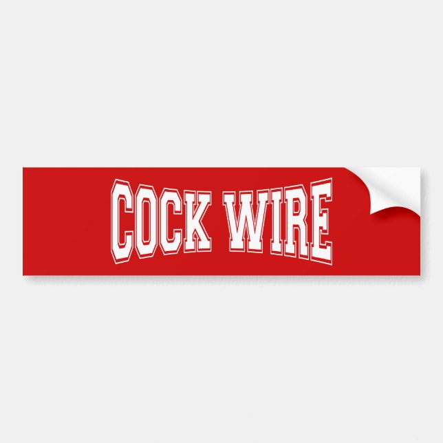 COCKWIRE AUTOAUFKLEBER (Vorne)