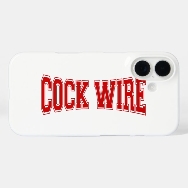 COCKWIRE Case-Mate iPhone HÜLLE (Rückseite (Horizontal))