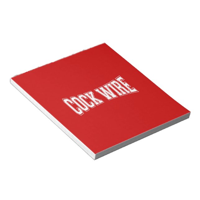 COCKWIRE NOTIZBLOCK (angewinkelt)
