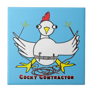 Cocky Contractor Fliese