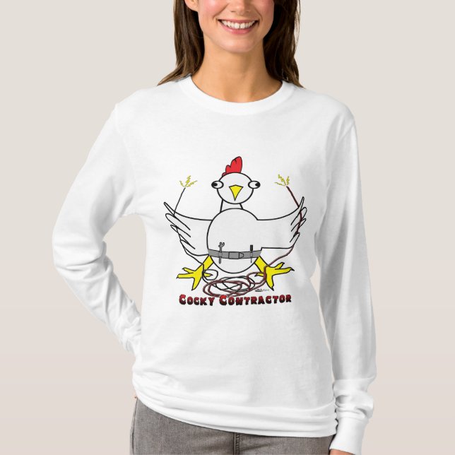 Cocky Contractor T-Shirt (Vorderseite)
