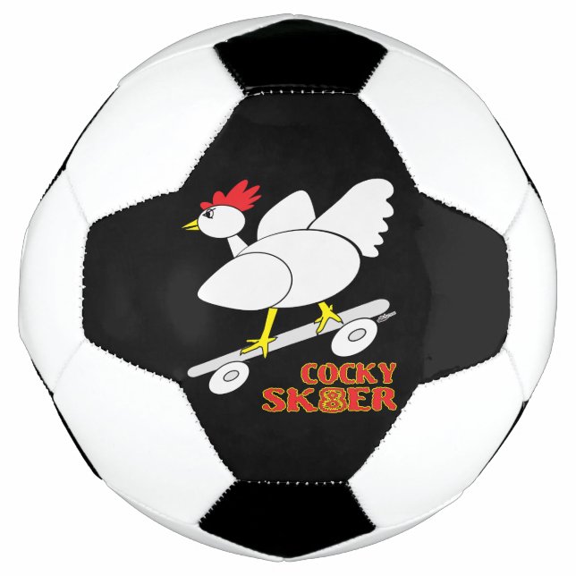 Cocky Skater Fußball (Vorderseite)