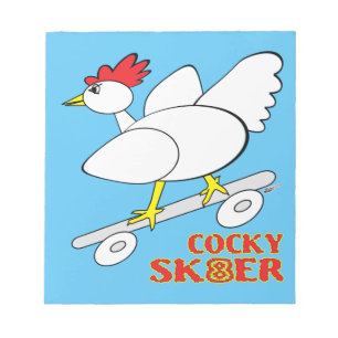 Cocky Skater Notizblock