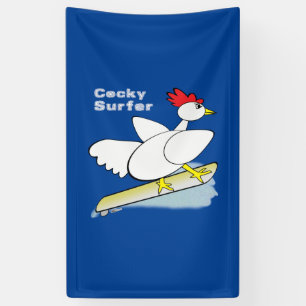 Cocky Surfer Banner