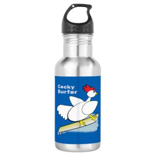 Cocky Surfer Edelstahlflasche