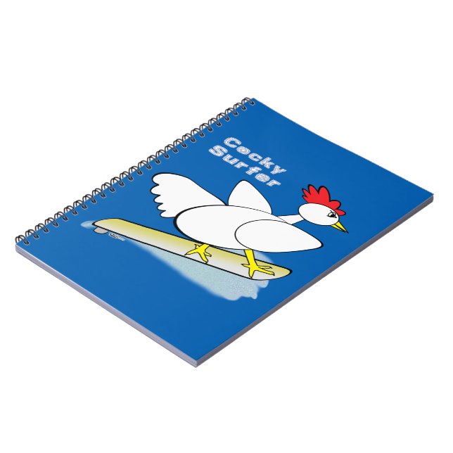 Cocky Surfer Notizblock (Linke Seite)