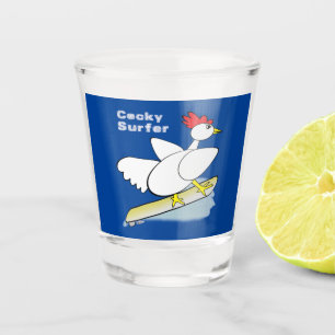 Cocky Surfer Schnapsglas