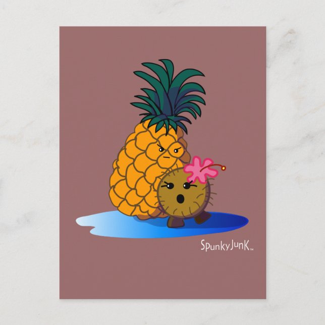 Coco & Badapple Postkarte (Vorderseite)