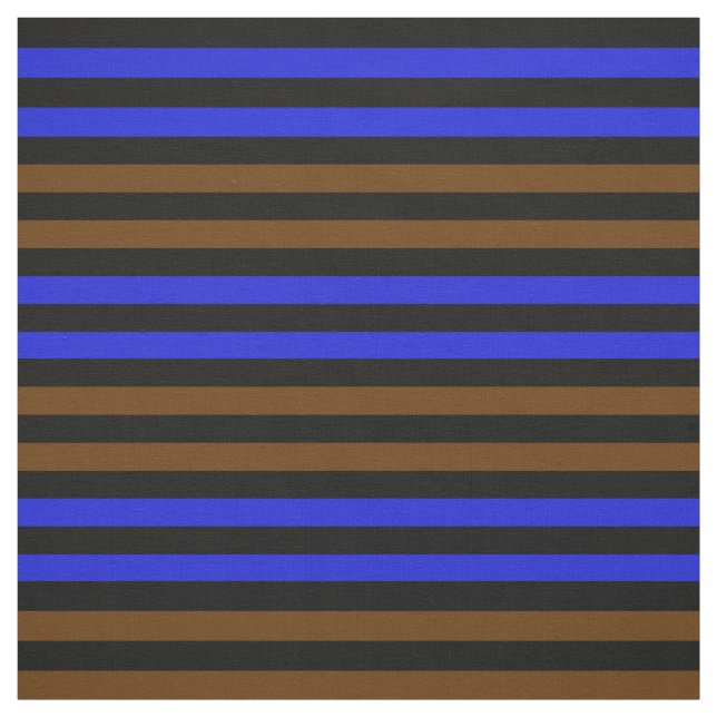 Coco braun, Royal Blue, Mitternacht schwarzer Stif Stoff (Muster)