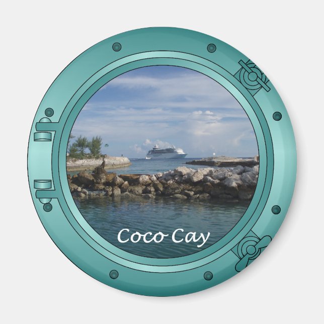 Coco Cay, Bahamas Magnet (Vorne)