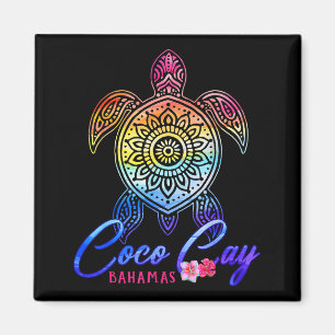 Coco cay Tie Dye Meeresschildkröte Magnet