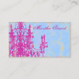 Coco Chandelier ~ ÄNDERUNG COLOR Business Cards Visitenkarte