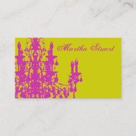 Coco Chandelier ~ ÄNDERUNG COLOR Business Cards Visitenkarte