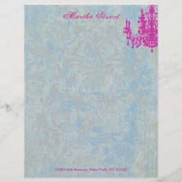 Coco Chandelier CHANGE FARBE ~ Letterhead Briefbogen