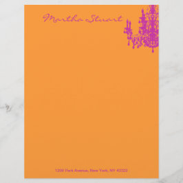 Coco Chandelier CHANGE FARBE ~ Letterhead Briefkopf