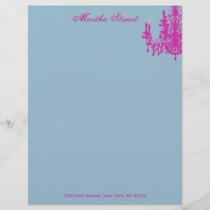 Coco Chandelier CHANGE FARBE ~ Letterhead Briefkopf