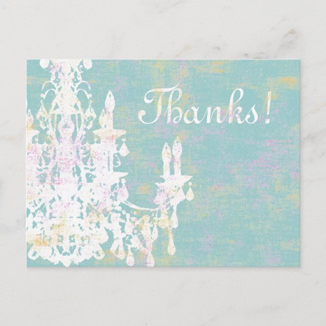 Coco Chandelier - Postkarte / Einladungen (Vorderseite)