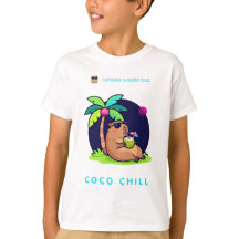 Coco Chill Capybara Sommerclub – Tropisches Capyba