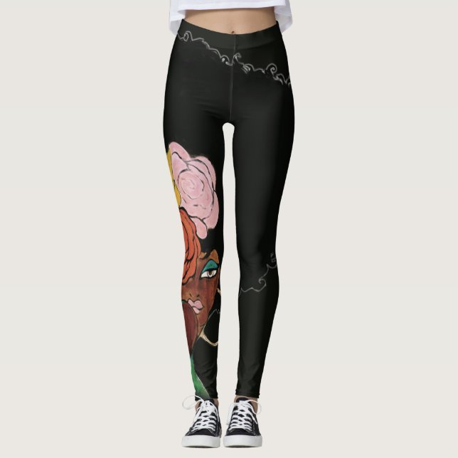 Coco-Couture-Schwarz-Leggings Leggings (Vorderseite)