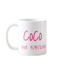 CoCo etablierte Tasse des Kaffeedatums