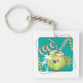 Coco frio Puerto Rico  Schlüsselanhänger
