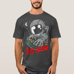 Coco Jambo Astronaut Cartoon DJ T - Shirt