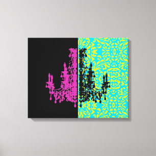 Coco Kronleuchter ~ gewickelte Leinwand 1,9 cm dic