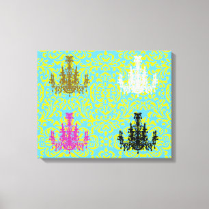 Coco Kronleuchter ~ Wrapped Canvas .75" Dick Leinwanddruck