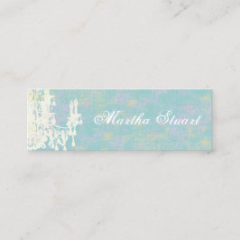 Coco-Leuchter - ÄNDERN Sie FARBE/EI-MUSCHEL-PAPIER Mini Visitenkarte