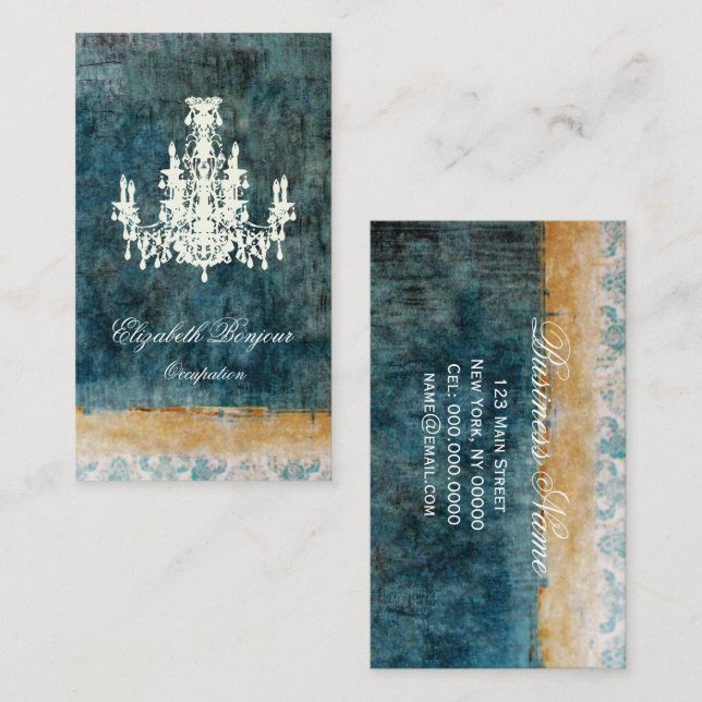 Coco-Leuchter - (Größen-Wahl-) Visitenkarte (Vorne/Hinten)