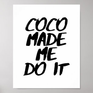 Coco machte mich zum Design Poster