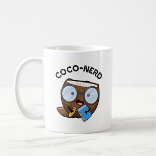 Coco-Nerd Funny Fruit Coconut Pun Kaffeetasse
