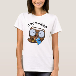 Coco-Nerd Funny Fruit Coconut Pun T-Shirt