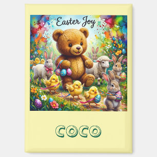 COCO ~ OSTER-TEDDYBÄR Osterküken ~ Magnet