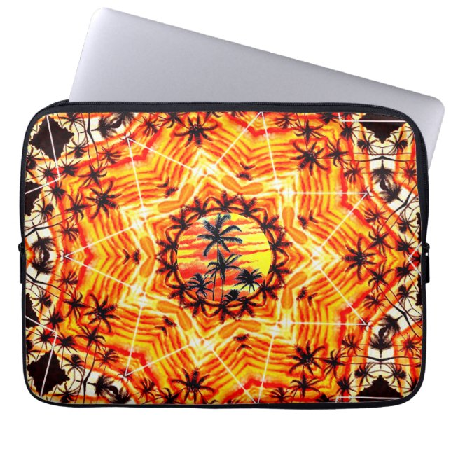 Coco Palm Star Laptopschutzhülle (Vorderseite)