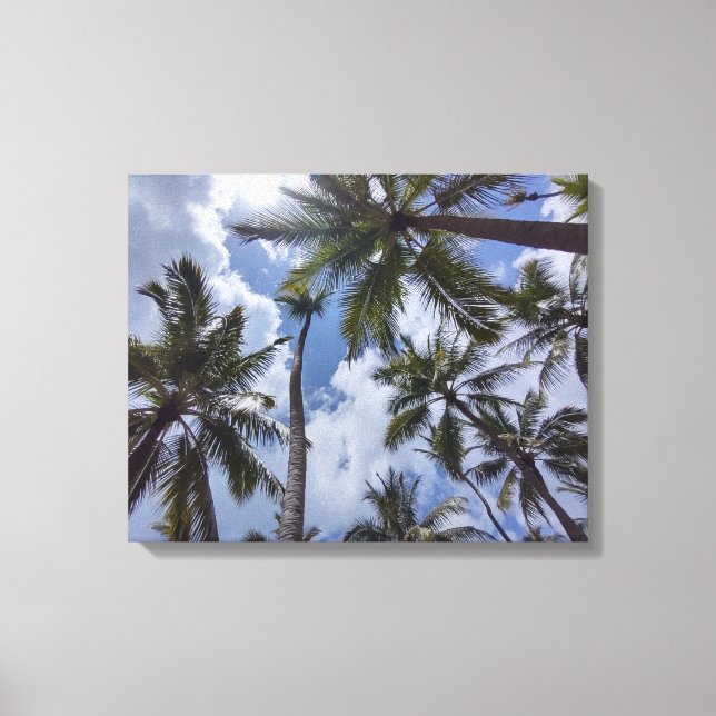 COCO PALMS #2 AUF LEINWAND 20 "x 16" (Vorderseite)