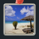 Coco Point Beach, Barbuda, Antigua Ornament Aus Metall<br><div class="desc">Coco Point Beach, Barbuda, Antigua � Michael De Freitas / DanitaDelimont.com</div>