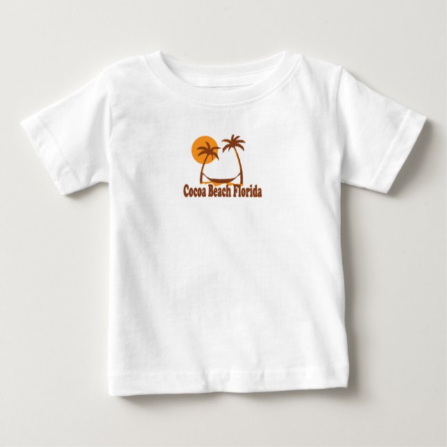 Cocoa Beach - Beach Design. Baby T-shirt (Vorderseite)